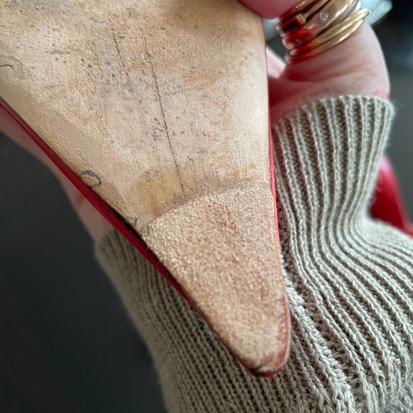 Sergio Rossi Leather pink high heels 7.5 - Picture 5 of 10